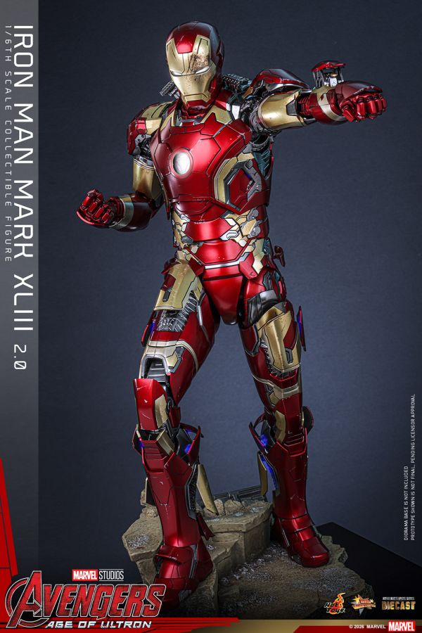 [Pre-Order] Avengers: Age of Ultron - Iron Man Mark XLIII (2.0) Sixth Scale Figure